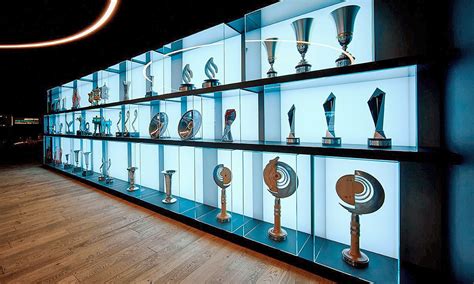 new f1 trophy cases